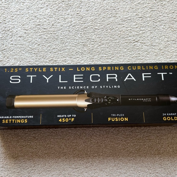 StyleCraft Hair Stylecraft 24k Gold Hair Style Stix Long Spring